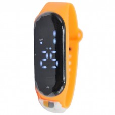 Сенсорний електронний годинник (помаранчевий)