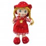 Мʼяка лялька "Маринка" у червоному (32 см) (MiC)
