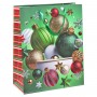 Пакет подарочный, новогодний 260 х 127 х 324 мм зеленый (Malevaro)