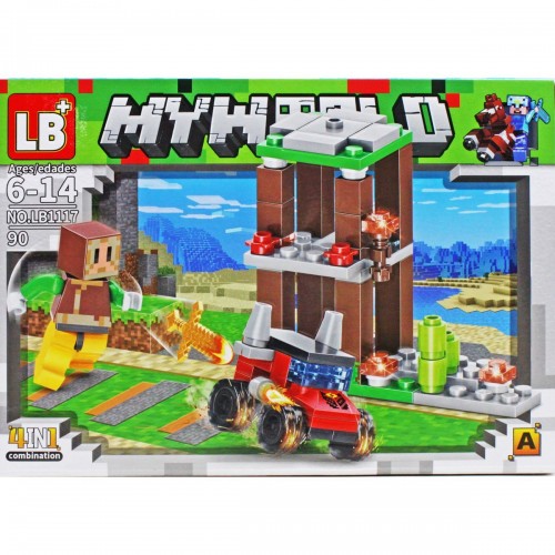 Конструктор "Minecraft", 90 дет. (А) (LB)