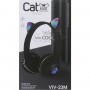 Наушники беспроводные "Cat Ears" (черный) (MiC)