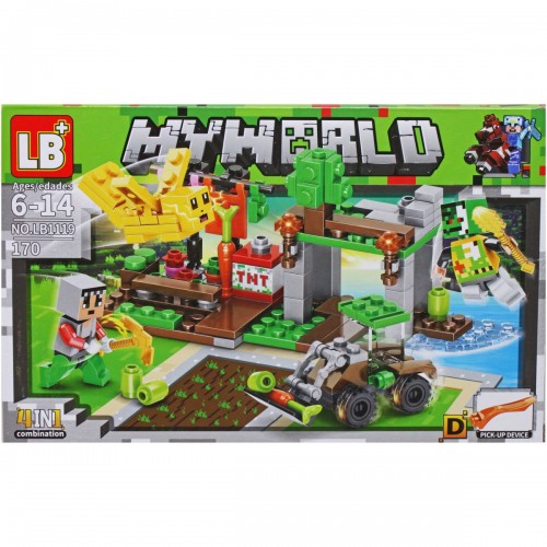 Конструктор "Minecraft", 170 дет. (вид D) (MiC)