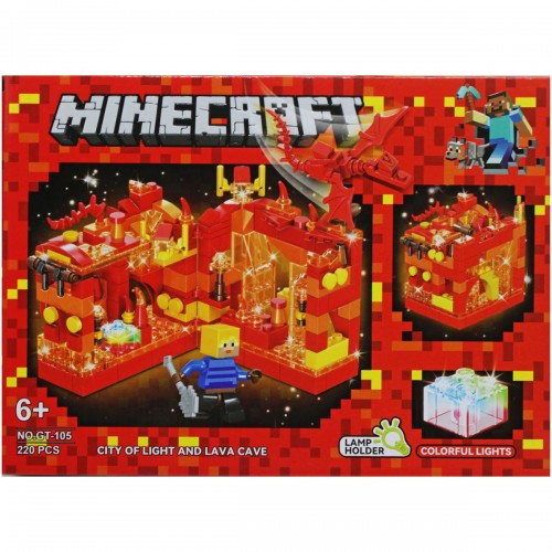 Конструктор "Minecraft: Замок", 220 дет. (червоний) (MiC)