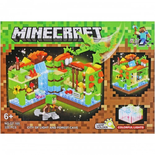 Конструктор "Minecraft: Замок", 220 дет. (фиолетовый) (MiC)