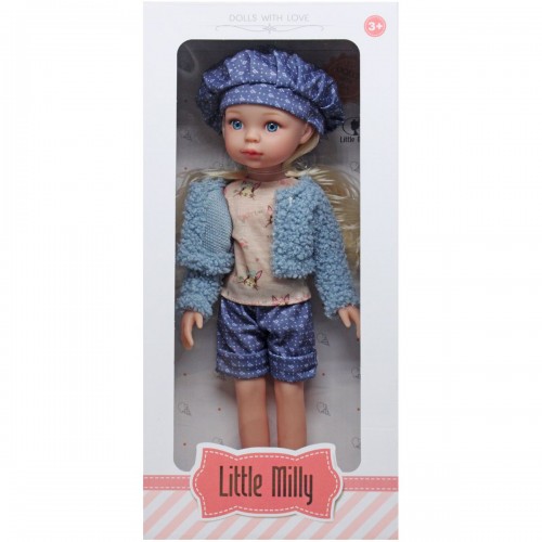 Кукла "Little Milly" в голубом (32 см) (MiC)