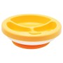 Тарелка секционная с подогревом (оранжевая) (Lindo)