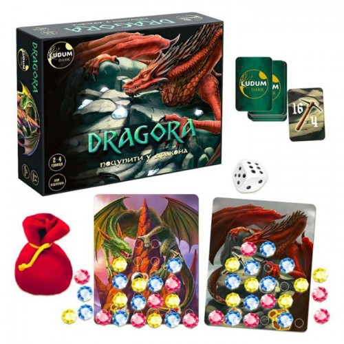 Настольная игра "Dragora: Украсть у дракона" (укр) (Ludum)