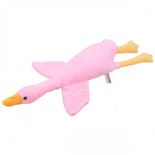 Мягкая игрушка Гусь-обнимусь, 60 см, розовый (Копиця)