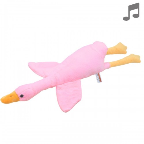 Мягкая игрушка Гусь-обнимусь, 60 см, со светом, розовый (Копиця)