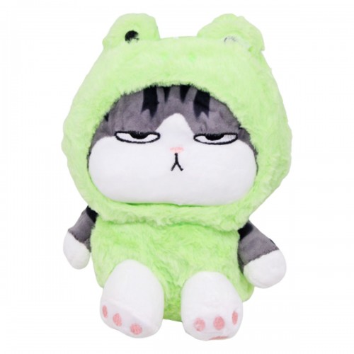 Мʼяка іграшка "Котик у костюмі" (зелений) (MiC)