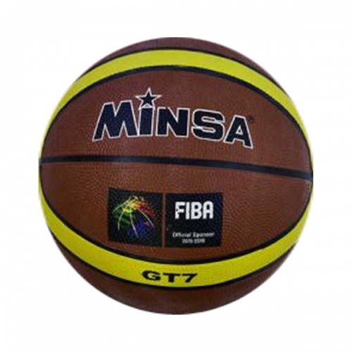 Мяч баскетбольный "Minsa" (коричневый) (Star Toys)