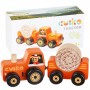 Деревʼяна іграшка "Трактор"/Wooden toy "Tractor" (Cubika)