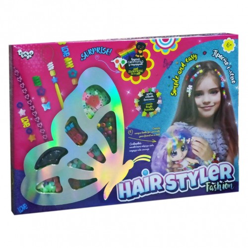 Набор для плетения "Hair Styler. Fashion" Бабочка (Dankotoys)