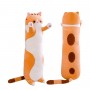 Мʼяка іграшка-обіймашка "Кіт батон", 45 см (рудий) ()