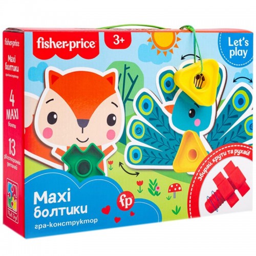 Ігровий набір "Fisher-Price. Maxi-болтики" (укр) (Vladi Toys)