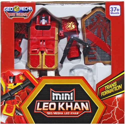 Трансформер пластиковый "Geo Mecha: Mini Leo Khan" (MiC)
