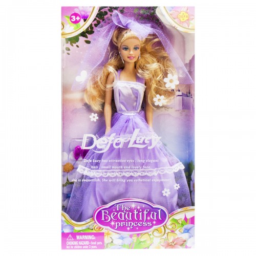 Кукла невеста "Defa Lucy" (в фиолетовом платье) (DEFA)