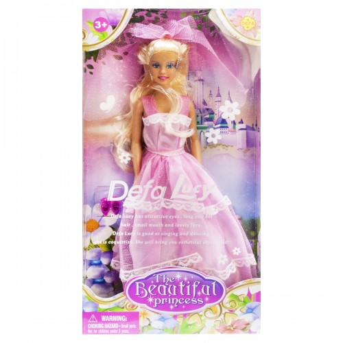 Кукла невеста "Defa Lucy" (в розовом платье) (DEFA)