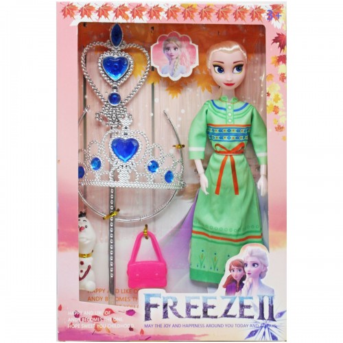 Ігровий набір з лялькою "Frozen" (зелений) (MiC)