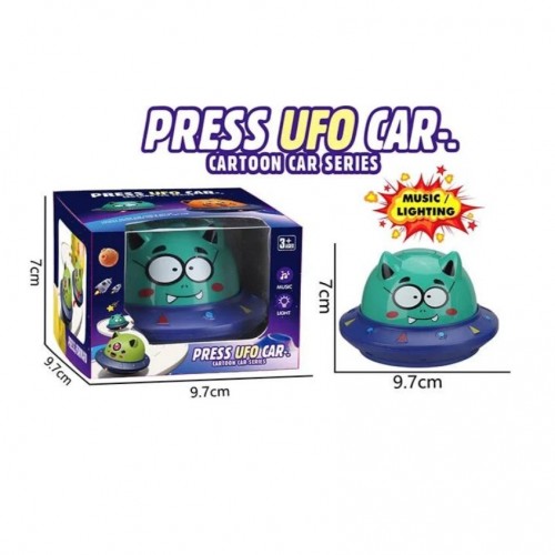 Музична іграшка на колесах "Press Ufo Car" (MiC)