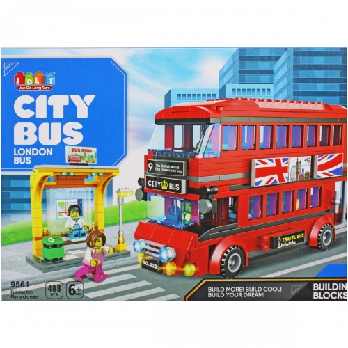 Конструктор "City: London Bus", 488 деталей (Jun Da Long Toys)