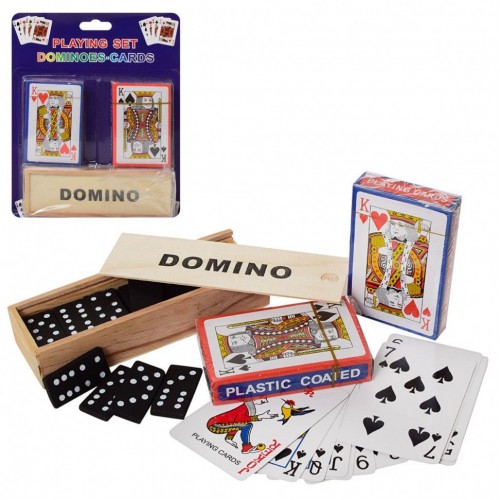 Настільна гра "Доміно та дві колоди карт" (MiC)
