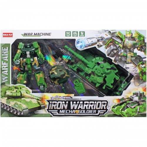 Военный набор 2 в 1 "Iron Warrior" (зеленый) (Idea-Fly)