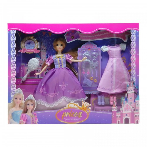 Ляльковий набір з аксесуарами "Princess: Рапунцель" (MiC)