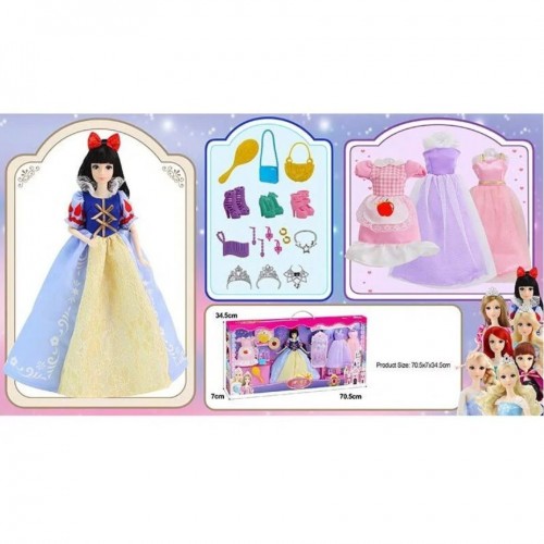 Ляльковий набір з гардеробом "Princess: Білосніжка" (MiC)