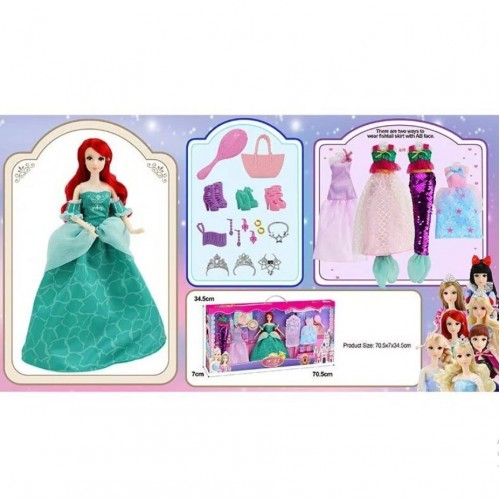 Кукольный набор с гардеробом "Princess: Ариель" (MiC)