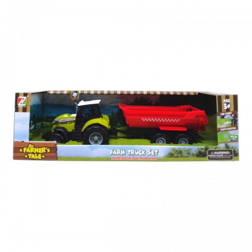 Трактор 550-5 Р причіп, світло, звук, в коробці (Huanzhi Toys)