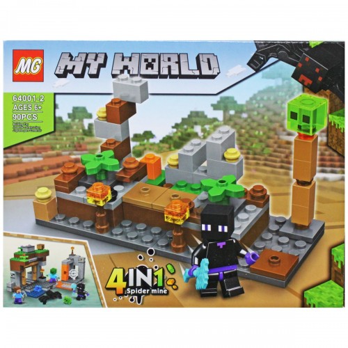 Конструктор "Minecraft", 90 деталей (вид 2) (MiC)