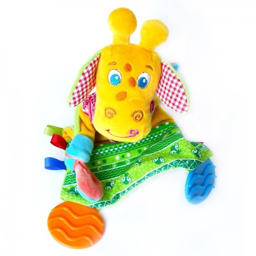 Мягкая игрушка-прорезыватель "Жираф Озорник" (Масік)