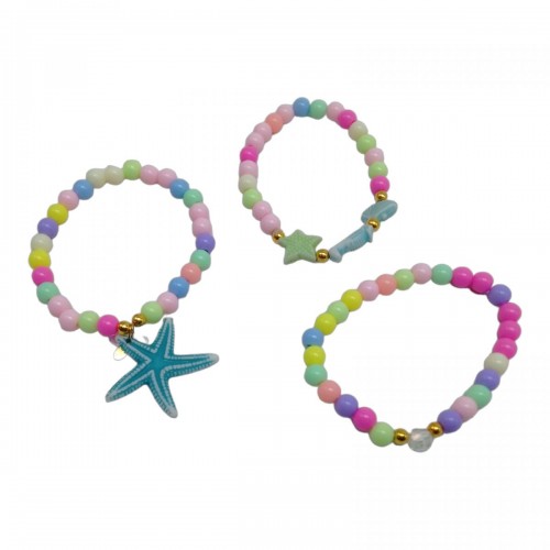 Детский набор браслетов "Море", 3 штуки (MiC)