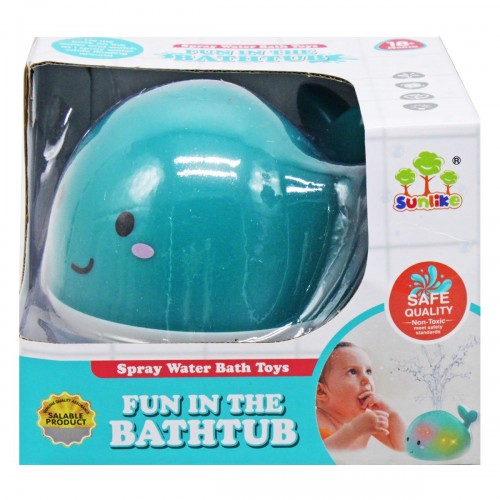 Іграшка для ванної "Фонтанчик: Кит" (бірюзовий) (Sunlike)