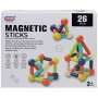 Конструктор магнітний "MAGNETIC STICKS", 26 дет. (Bei En Zhi)