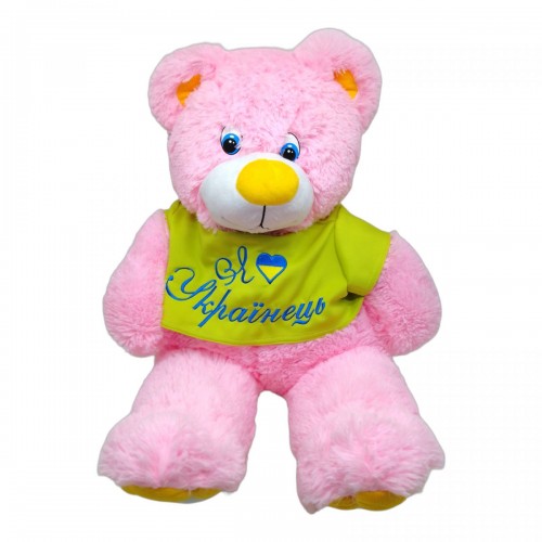 Плюшева іграшка "Ведмедик Барні", 50 см, рожевий (Nikopol)