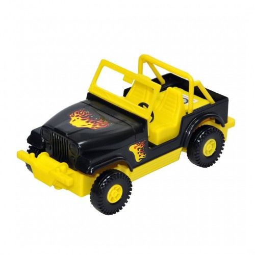 Авто-джип інерційний, пластиковий (жовтий) (TIGRES)