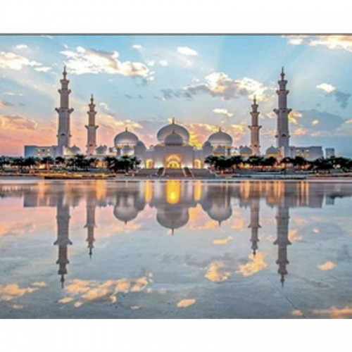 Алмазна мозаїка "Мечеть шейха Зайда" 30х40 см (Strateg)