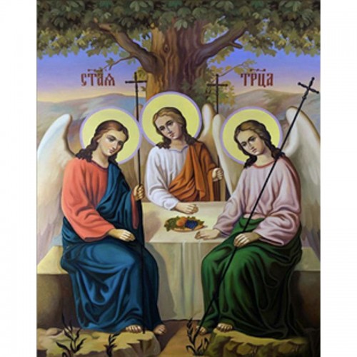 Алмазна мозаїка "Свята Трійця" 30х40 см (Strateg)