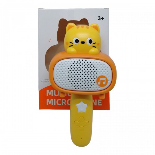 Мікрофон-колонка "Киця" жовтий (MiC)
