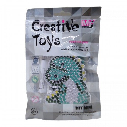 ТЕРМОМОЗАИКА "Creative Toys: Динозавр" (бирюзовый) (MEIYJIA)
