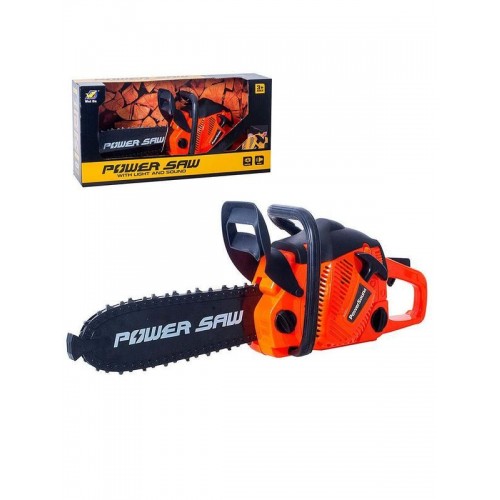 Бензопила "Power Saw" зі звуком і обертається стрічкою (Wei Da)