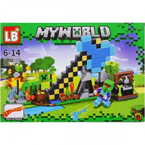 Конструктор "Minecraft", 241 дет. (вид В) (MiC)