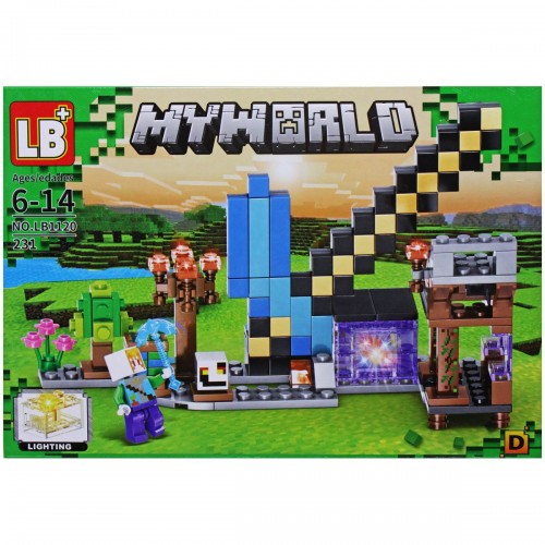 Конструктор "Minecraft", 231 дет. (вид D) (MiC)