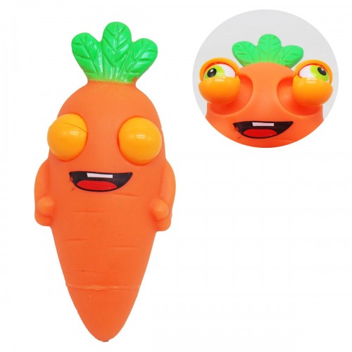 Антистресс "Popping Eyes: Морковка", оранжевая (MiC)