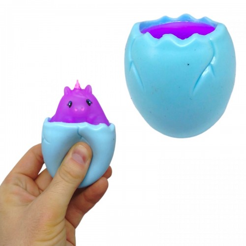Іграшка-антистрес "Єдиноріг у яйці" (блакитний) (MiC)