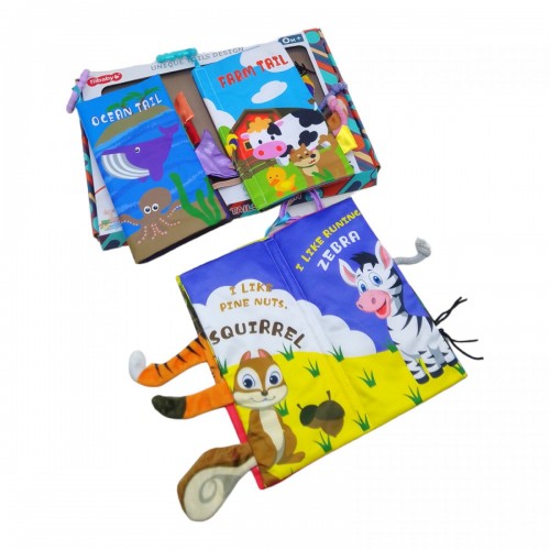 Набор мягких книжечек, 3 книги в коробке (tiibaby)