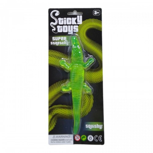 Силиконовая игрушка-тянучка "Крокодил" (зеленый) (MiC)