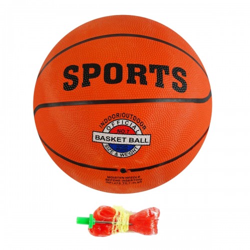 Мʼяч баскетбольний, матеріал PVC, вага 500 грамів, розмір №7 (MiC)